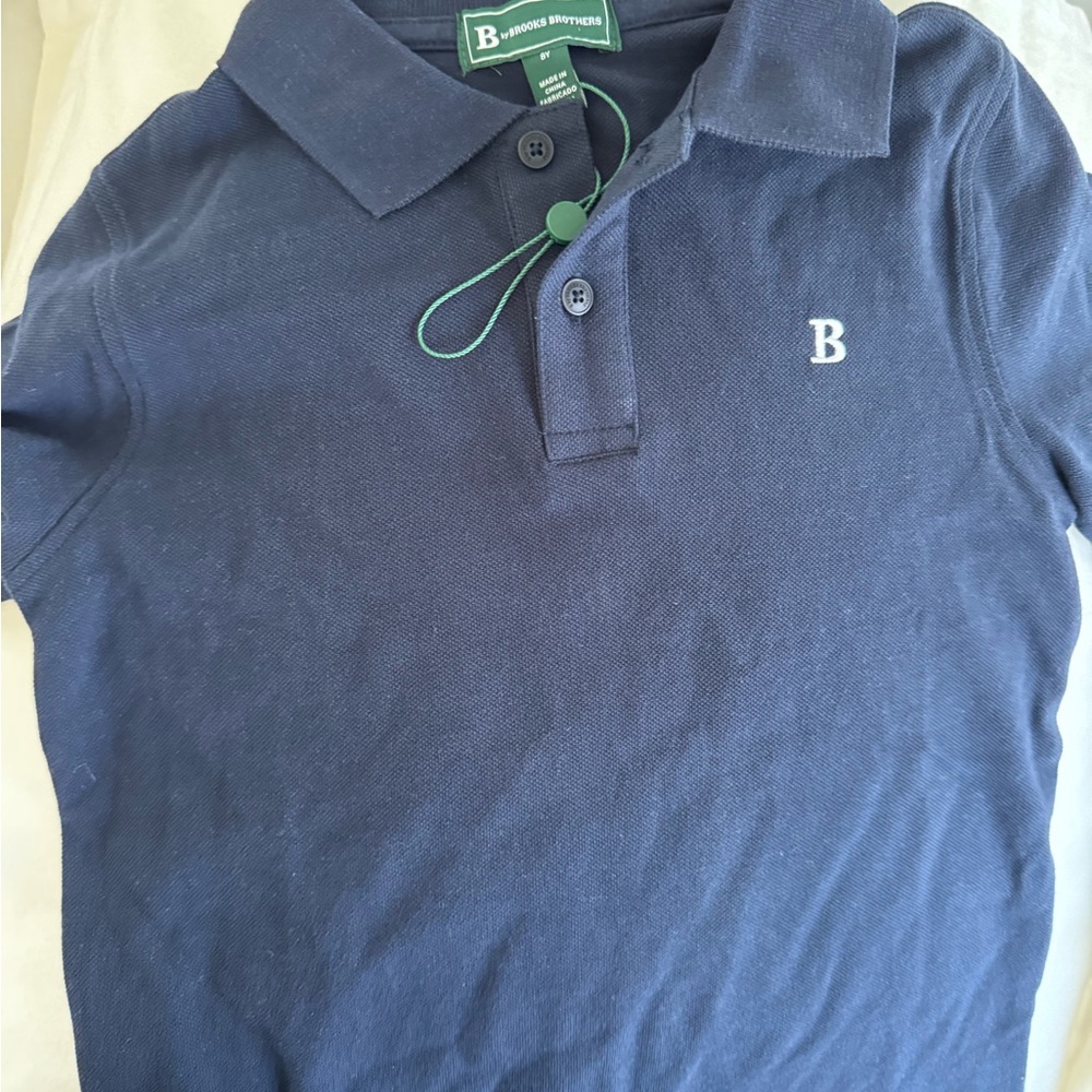 Brooks Brothers Kids Navy Polo Shirt